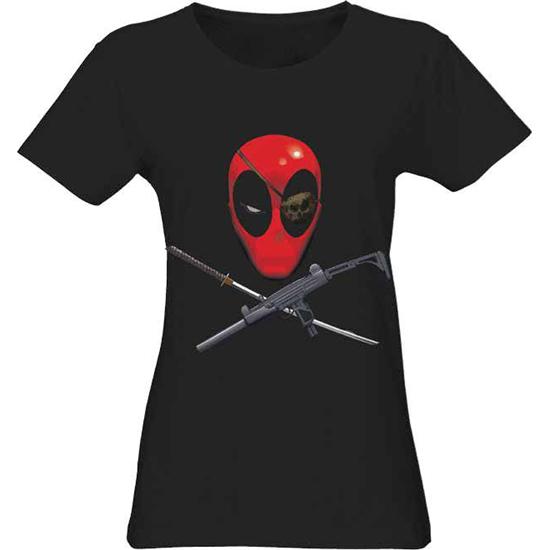 Deadpool: Deadpool Head T-Shirt (damemodel)