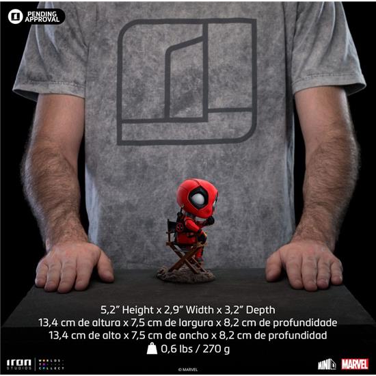 Deadpool & Wolverine: Deadpool Mini Co. Figure 13 cm