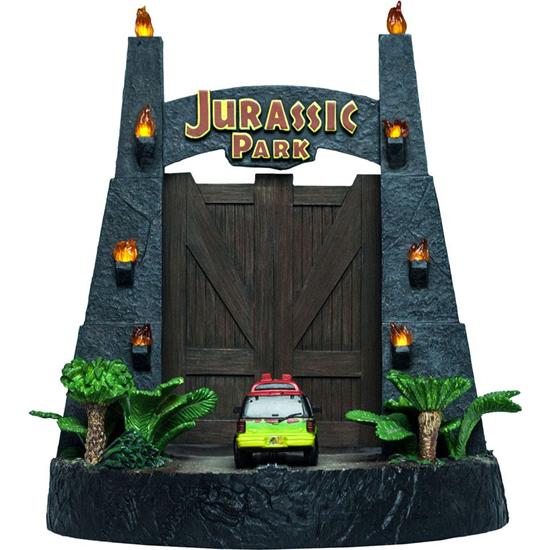 Jurassic Park & World: Jurassic Park Gates Environment Sculpture 20 x 28 cm