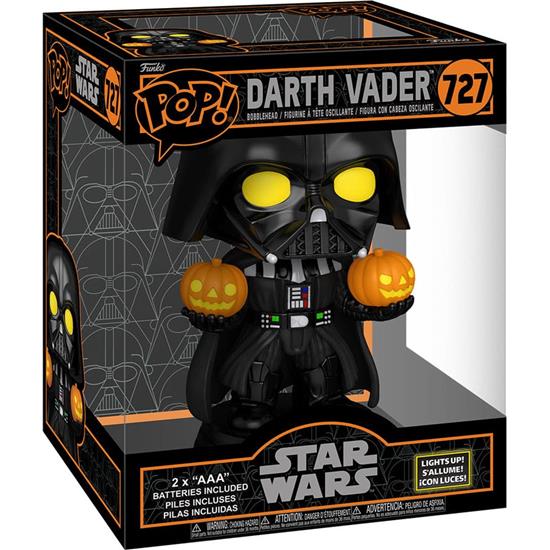 Star Wars: Darth Vader Halloween Med Lys Super Sized POP! Vinyl Figur (#727)