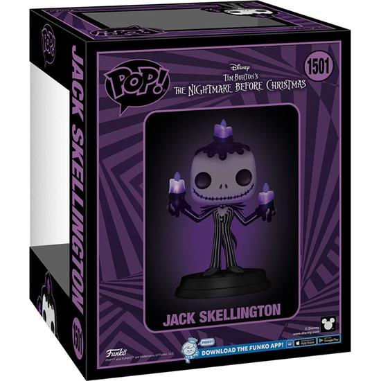 Nightmare Before Christmas: Jack Med Lys Super Sized POP! Vinyl Figur (#1501)