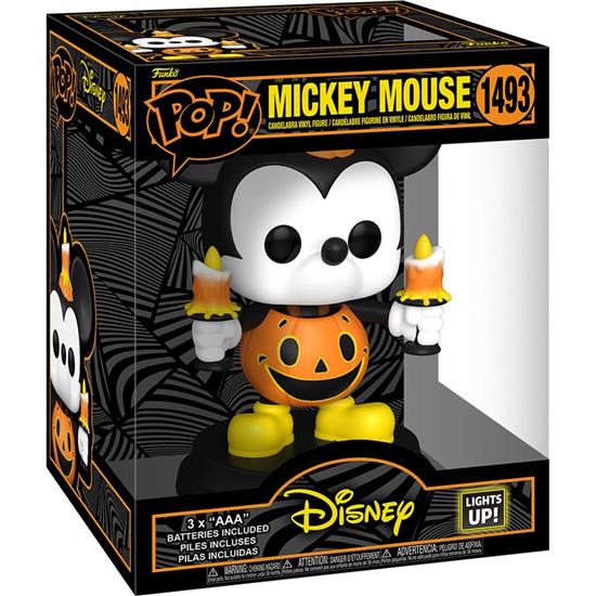 Diverse: Mickey Mouse Halloween Med Lys Super Sized POP! Vinyl Figur (#1493)