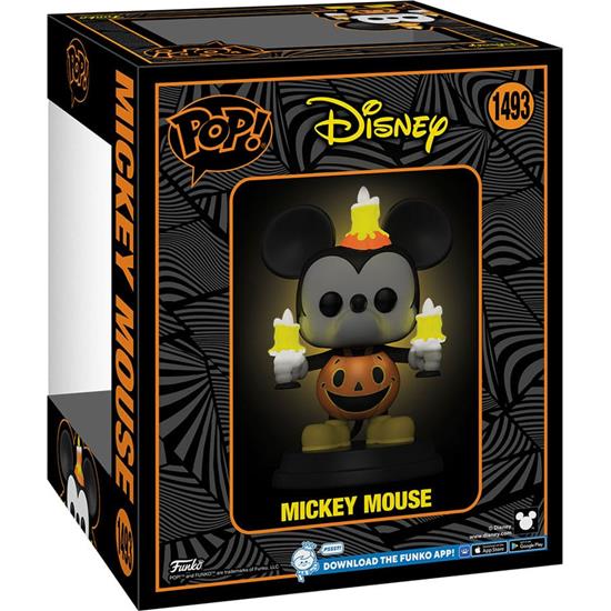 Diverse: Mickey Mouse Halloween Med Lys Super Sized POP! Vinyl Figur (#1493)