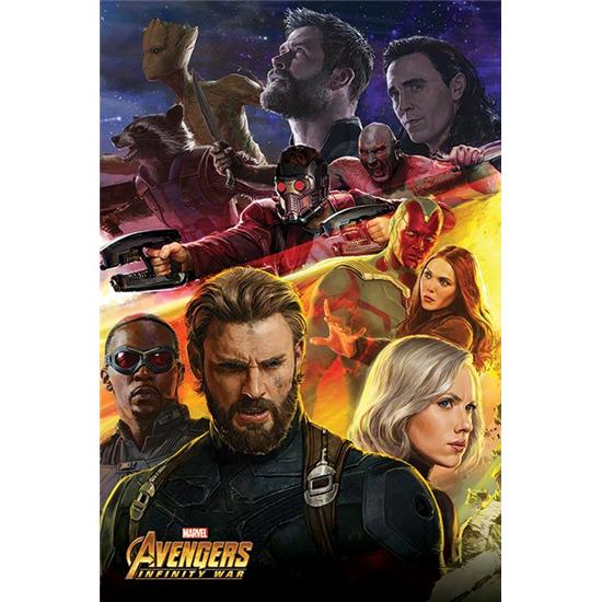 Avengers: Captain America Plakat (del 1 af 3)