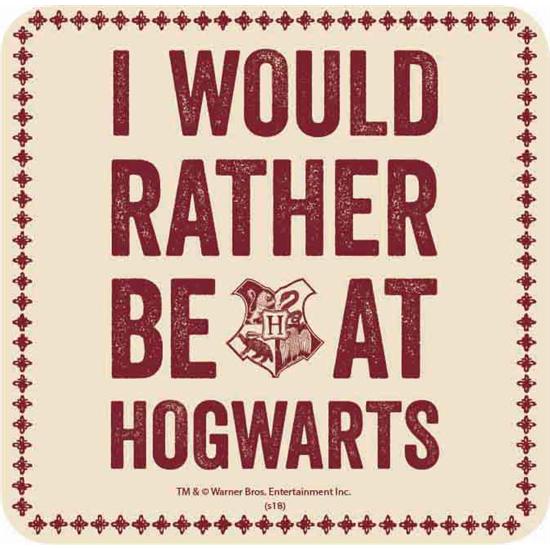 Harry Potter: Rather Be At Hogwarts Bordskåner 6-pak