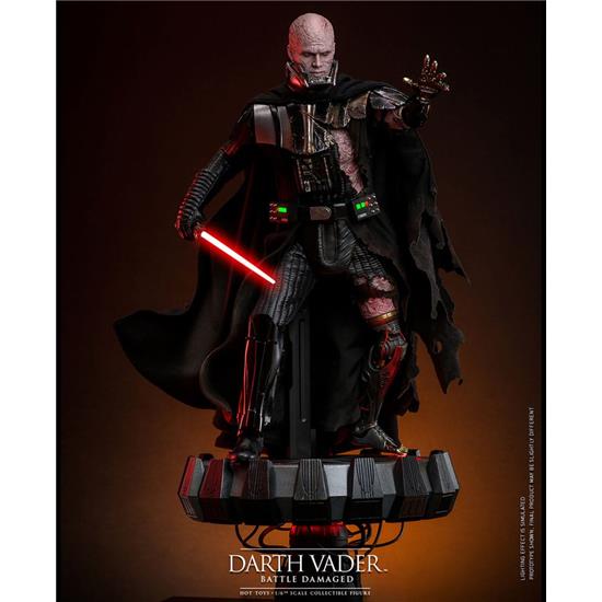 Star Wars: Darth Vader (Battle Damaged) Action Figure 1/6 35 cm