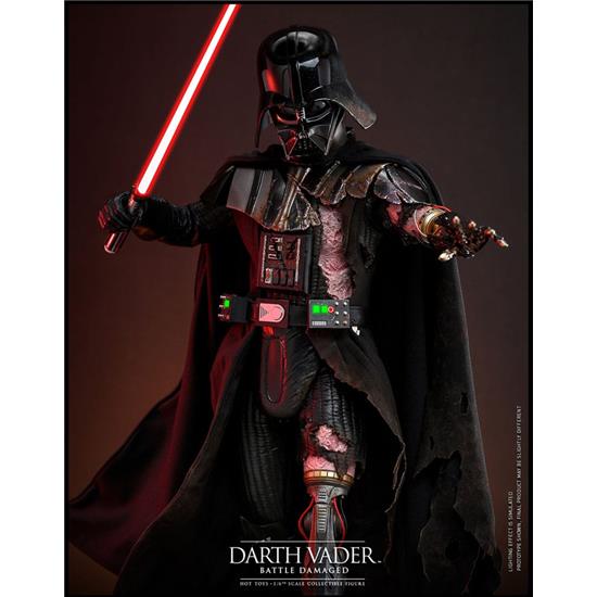 Star Wars: Darth Vader (Battle Damaged) Action Figure 1/6 35 cm