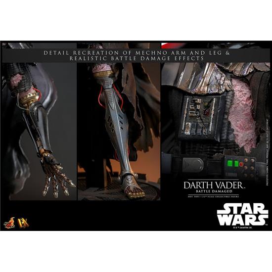 Star Wars: Darth Vader (Battle Damaged) Action Figure 1/6 35 cm