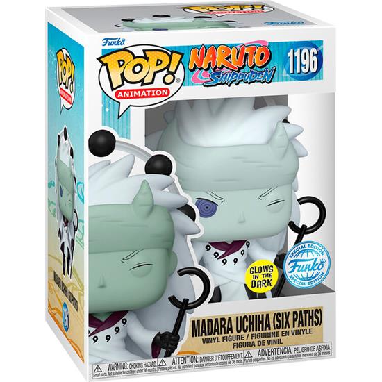 Manga & Anime: Madara Uchiha GITD (Six Paths) Pop! Animation Vinyl Figur (#1196)