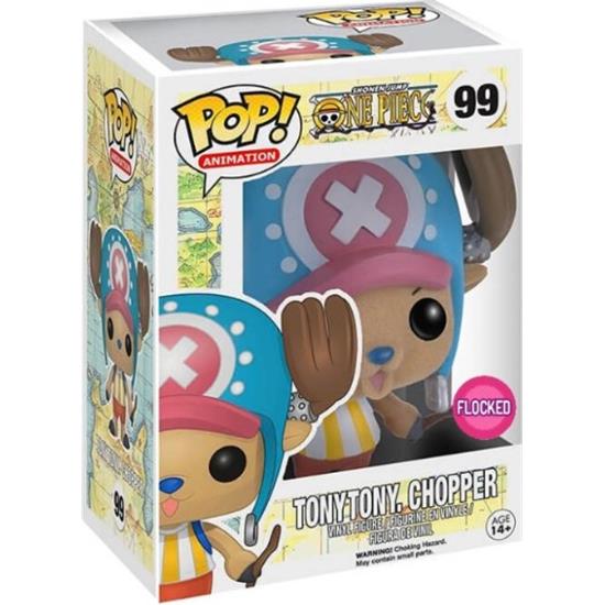 One Piece: Tony Tony Chopper (Flocked) POP! Animation Vinyl Figur (#99)