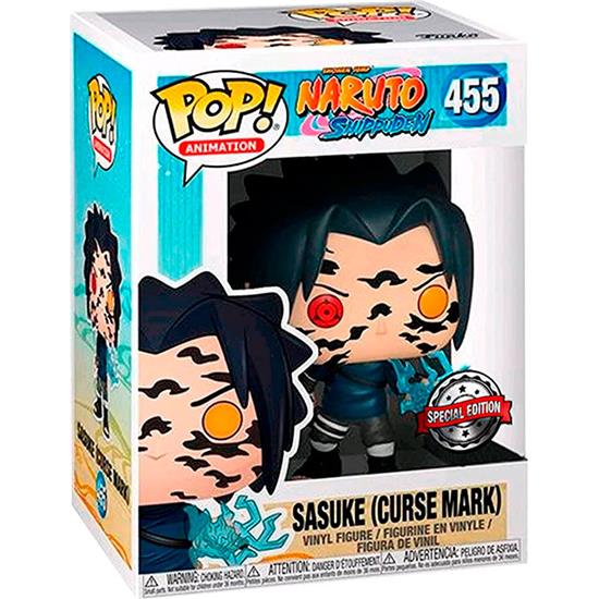 Naruto Shippuden: Sasuke Curse Mark Exclusive POP! Animation Vinyl Figur (#455)