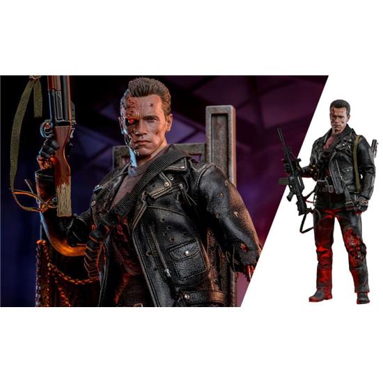 Terminator: T-800 Battle Damaged Version 2.0 Movie Masterpiece Action Figure 1/6 32 cm