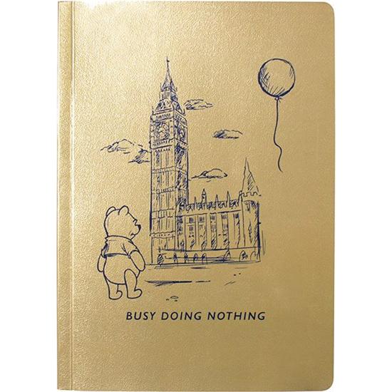 Peter Plys: Winnie the Pooh A5 Notebook Busy Doing Nothing