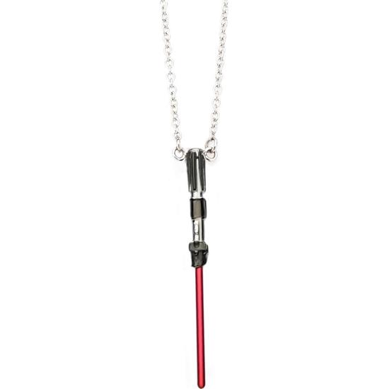 Star Wars: Star Wars Stainless Steel Pendant with Chain Red Light Saber