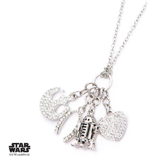 Star Wars: Star Wars Stainless Steel Pendant with Chain R2-D2 Multi Charm