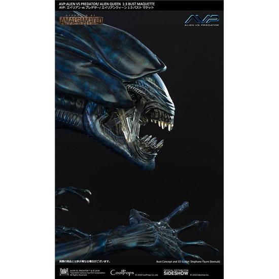 Alien vs. Predator: Aliens vs Predator Bust Maquette 1/3 Alien Queen 70 cm