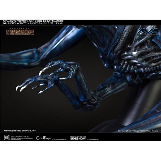 Alien vs. Predator: Aliens vs Predator Bust Maquette 1/3 Alien Queen Deluxe Version 70 cm