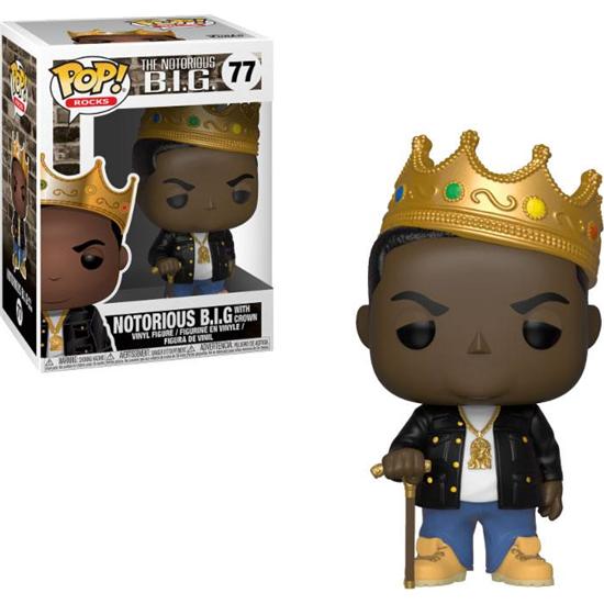 Notorious B.I.G: Notorious B.I.G. with Crown POP! Rocks Vinyl Figur (#77)