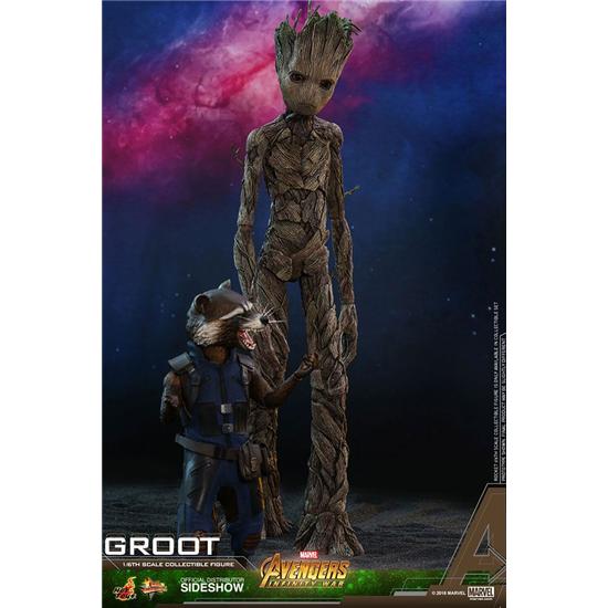 Avengers: Avengers Infinity War Movie Masterpiece Action Figure 1/6 Groot 30 cm