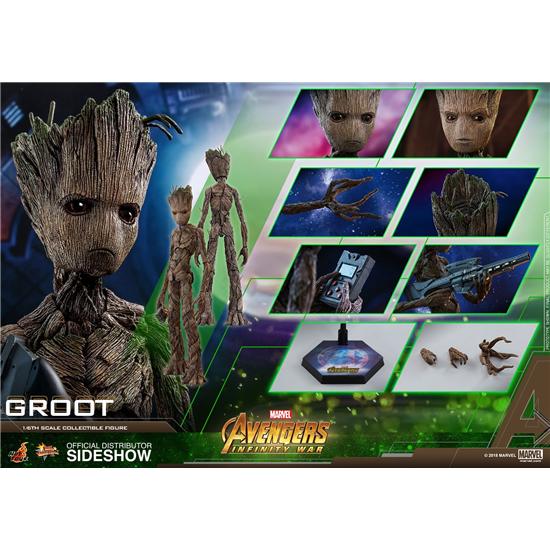 Avengers: Avengers Infinity War Movie Masterpiece Action Figure 1/6 Groot 30 cm