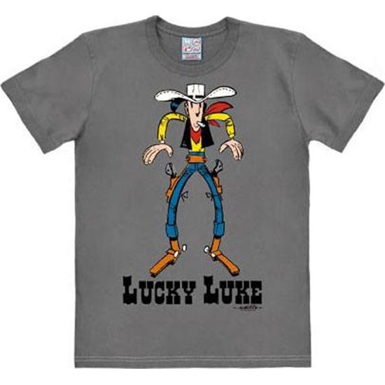 Lucky Luke: Lucky Luke Easy Fit T-Shirt Showdown Grå