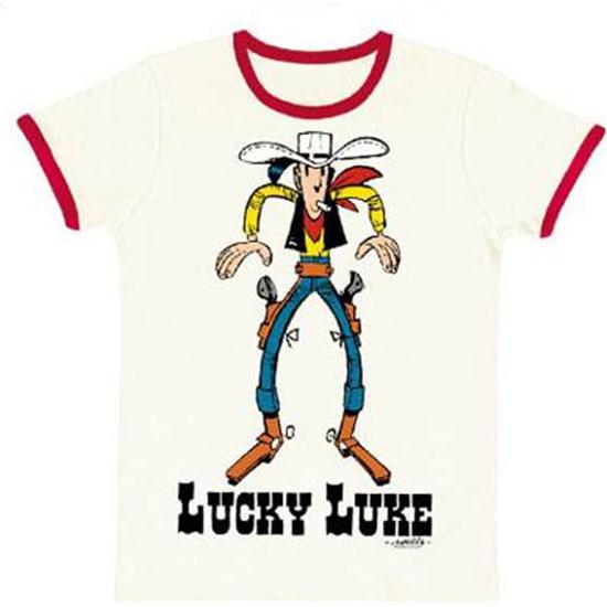 Lucky Luke: Lucky Luke Easy Fit T-Shirt Showdown white