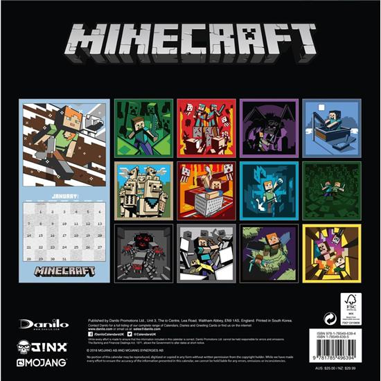 Minecraft: Minecraft 2019 Kalender