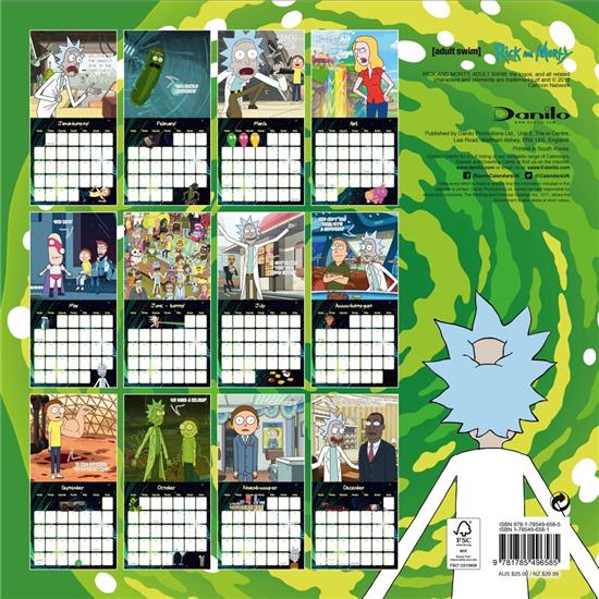 Rick and Morty: Rick & Morty 2019 Kalender