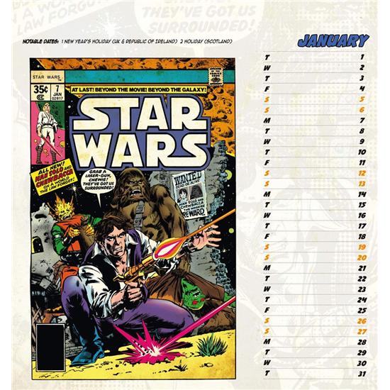 Star Wars: Star Wars Bord Kalender 2019