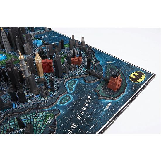 Batman: Batman 4D Large Puzzle Gotham City (1550+ pieces)