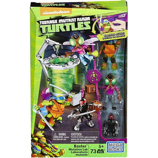 Ninja Turtles: Teenage Mutant Ninja Turtles Mega Bloks Construction Set Baxter Mutation Lab