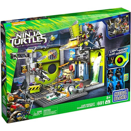 Ninja Turtles: Teenage Mutant Ninja Turtles Mega Bloks Construction Set Lair Hideout