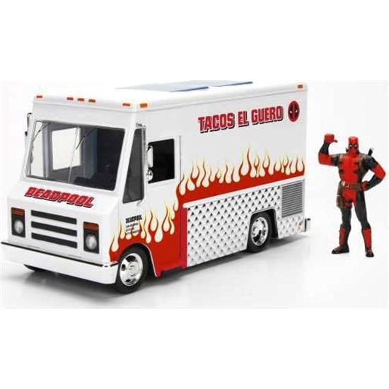Deadpool: Deadpool Diecast Model 1/24 Deadpool Taco Truck