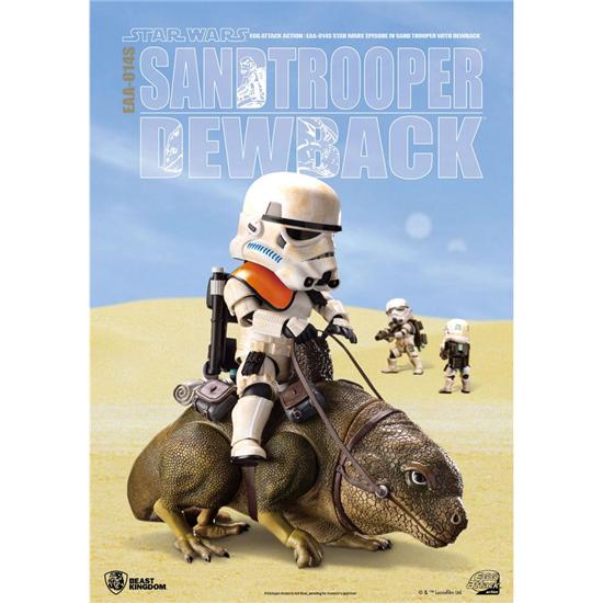 Star Wars: Star Wars Episode IV Egg Attack Action Figure 2-pack Dewback & Sandtrooper 9/15 cm