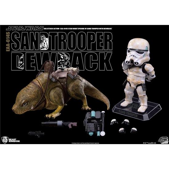Star Wars: Star Wars Episode IV Egg Attack Action Figure 2-pack Dewback & Sandtrooper 9/15 cm