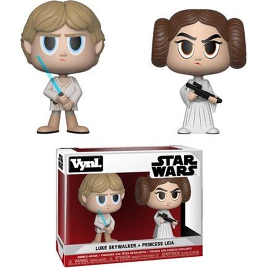 Star Wars: Princess Leia & Luke Skywalker VYNL Vinyl Figurer 10 cm