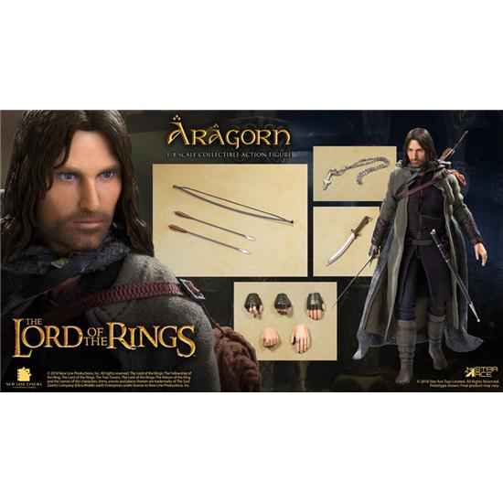 Lord Of The Rings: Lord of the Rings Real Master Series Action Figure 1/8 Aragorn Deluxe Version 23 cm