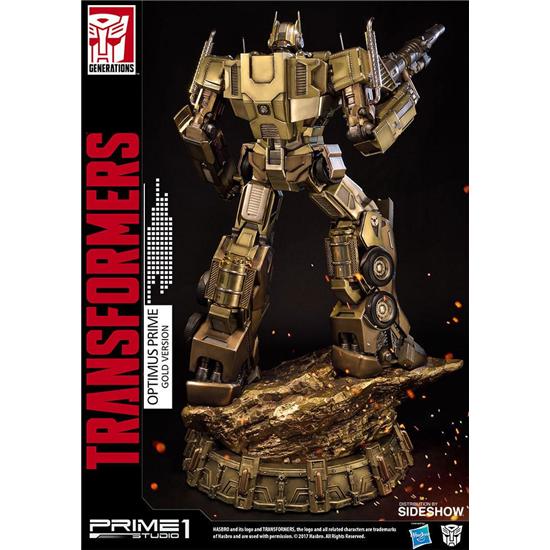 Transformers: Transformers Generation 1 Statue Optimus Prime Gold Version 61 cm