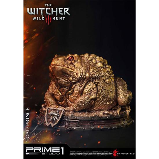 Witcher: Witcher 3 Hearts of Stone Statue Toad Prince of Oxenfurt Gold Ver. 34 cm