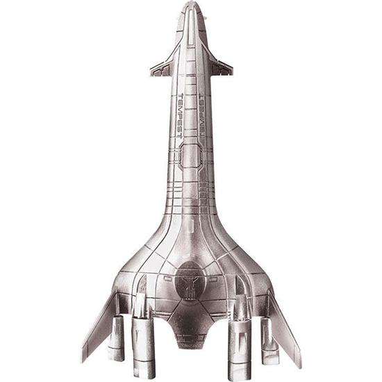 Mass Effect: Mass Effect Replica Tempest Ship Silver Finish Limited Edition 20 cm
