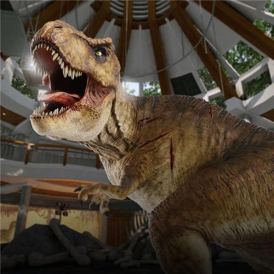 Jurassic Park & World: Jurassic Park Statue 1/9 Rotunda Rex 55 cm