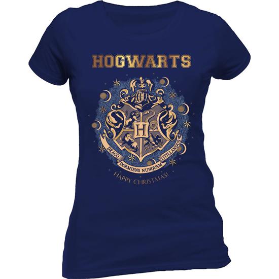 Harry Potter: Christmas At Hogwarts T-Shirt (dame model)