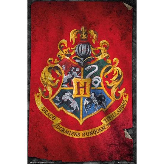 Harry Potter: Hogwarts Flag Plakat