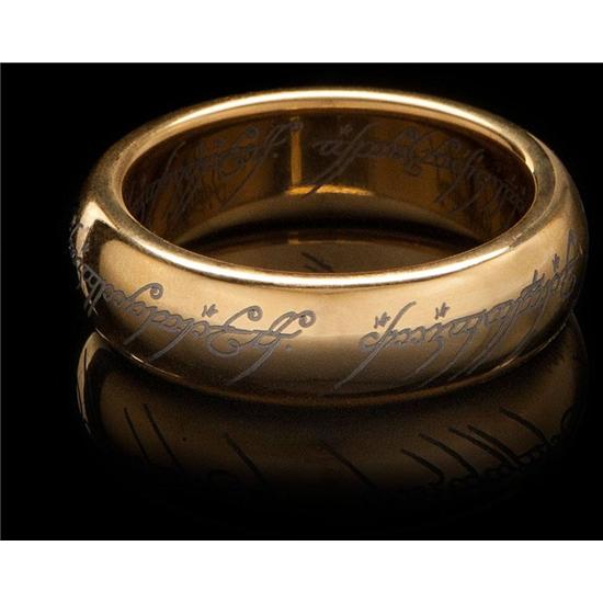 Lord Of The Rings: Lord of the Rings Tungsten Ring The One Ring (gold plated)