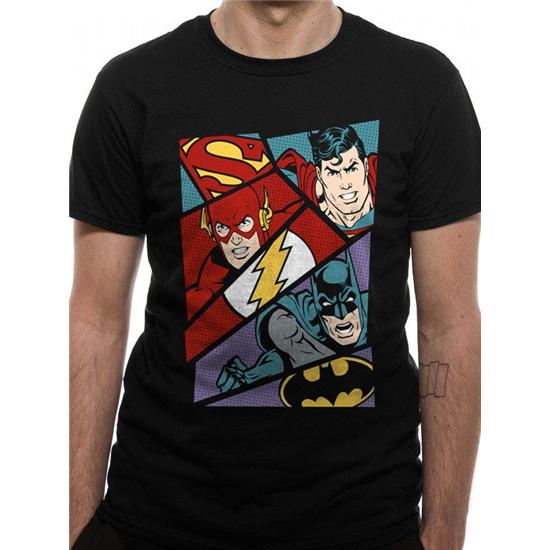 Justice League: Heroes Pop Art T-Shirt