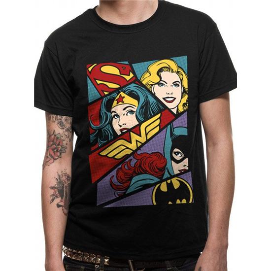 Justice League: Justice League T-Shirt Heroine Pop Art