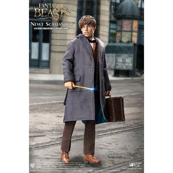 Fantastiske Skabninger: Fantastic Beasts My Favourite Movie Action Figure 1/6 Newt Scamander Grey Coat Ver. 30 cm