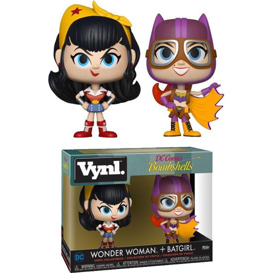 DC Comics: Wonder Woman & Batgirl VYNL Vinyl Figurer 10 cm