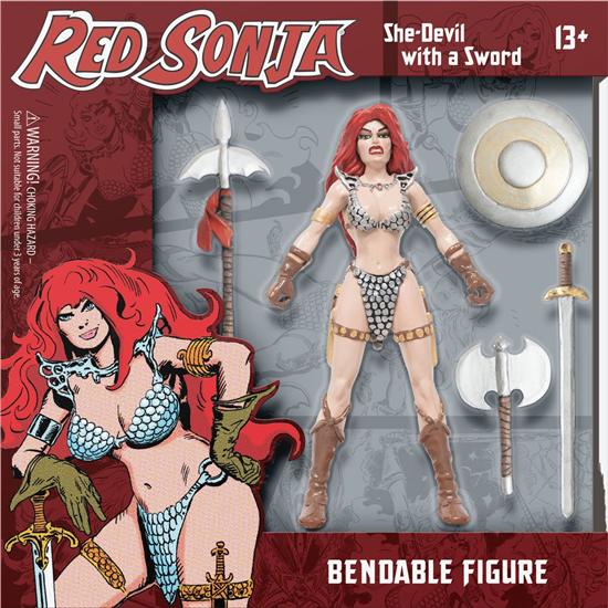 Red Sonja: Red Sonja Bendable Figure She-Devil with a Sword 14 cm