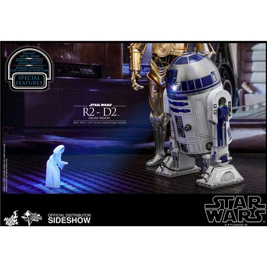 Star Wars: Star Wars Movie Masterpiece Action Figure 1/6 R2-D2 Deluxe Ver. 18 cm